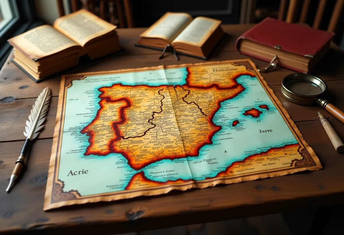 Décrypter la carte d’Espagne : histoire et géographie en un seul coup d’œil